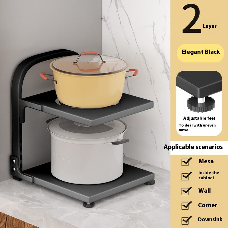 Kitchen Countertop Pot Rack