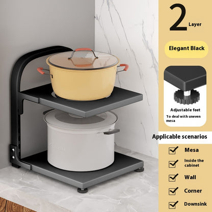Kitchen Countertop Pot Rack