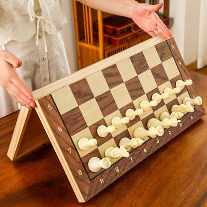 Chess Magnetic Wooden Mini Foldable Board