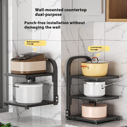Kitchen Countertop Pot Rack