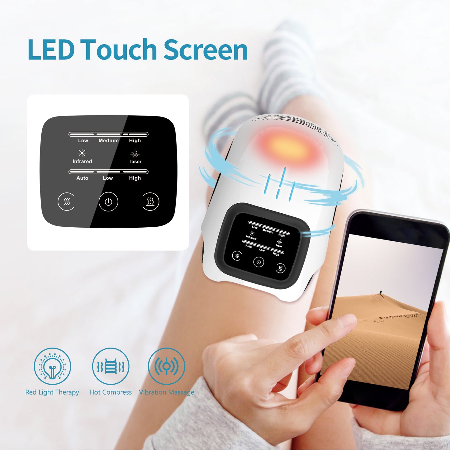 Electric Heating Knee Massager