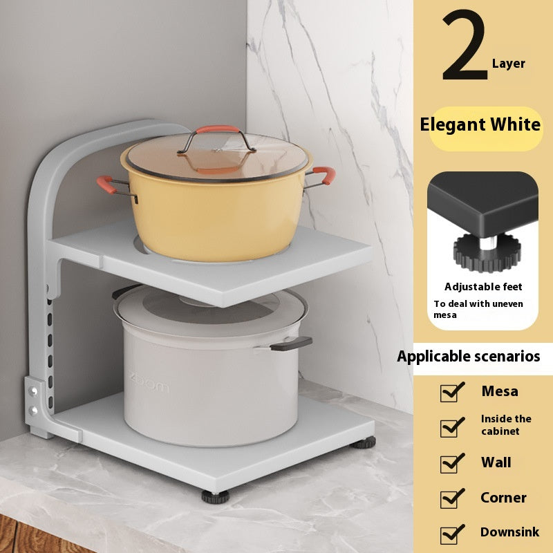 Kitchen Countertop Pot Rack