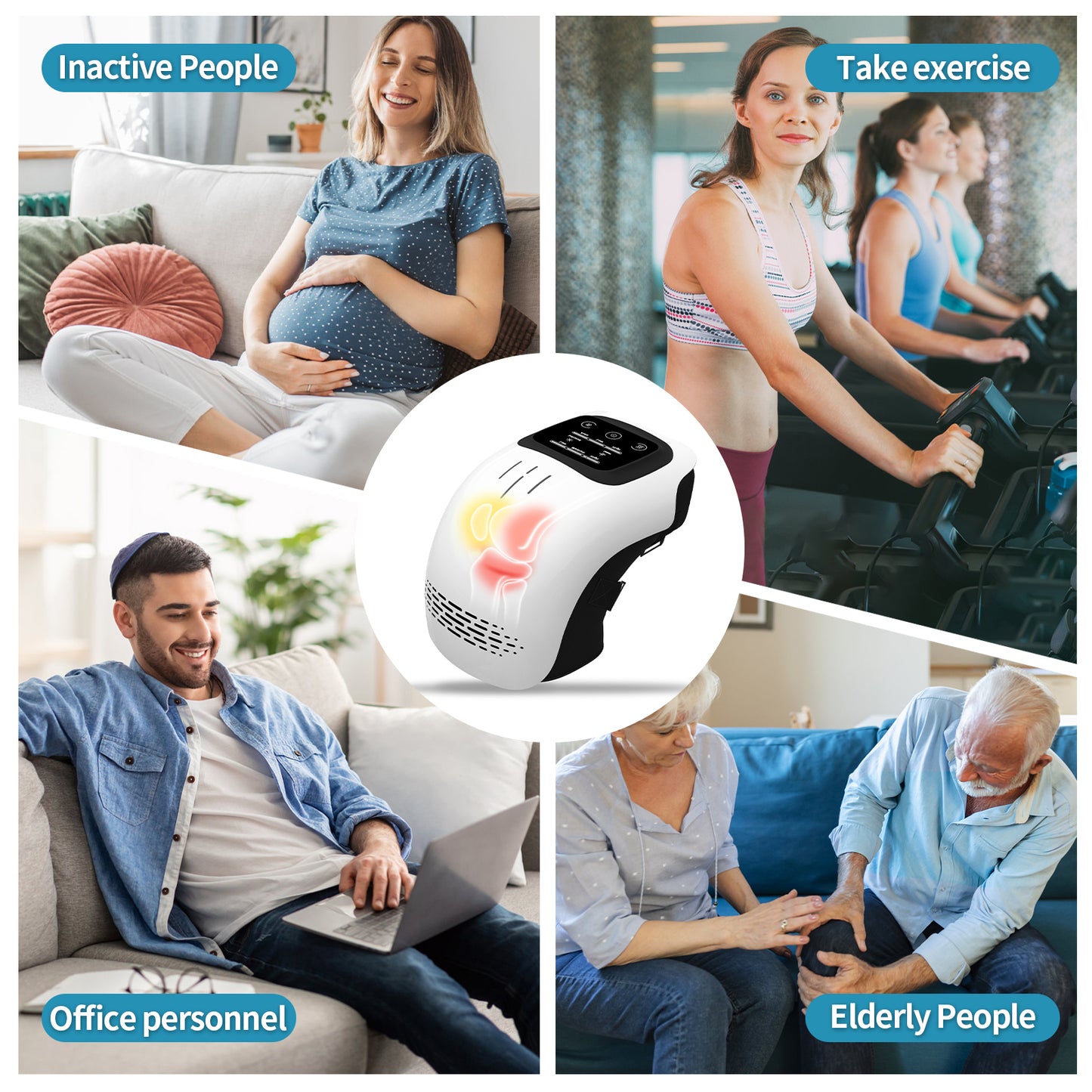 Electric Heating Knee Massager
